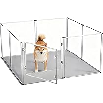 Amazon | BingoPaw 犬 サークル ペットフェンス アクリル 室内 うさぎ